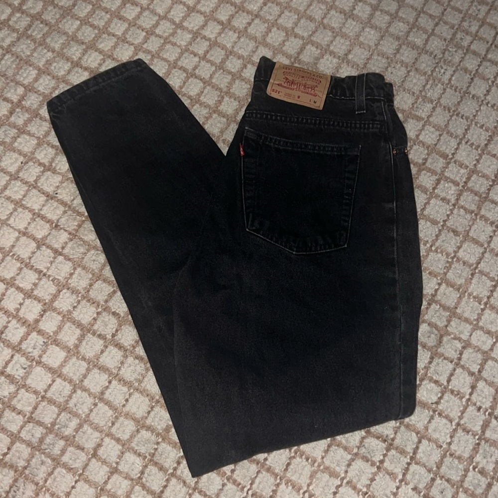 vintage 521 levis tapered fit tapered leg 12 medium